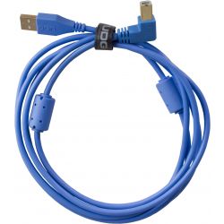 UDG - U95004LB - ULTIMATE AUDIO CABLE USB 2.0 A-B BLUE ANGLED 1M