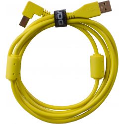 UDG - U95005YL - ULTIMATE AUDIO CABLE USB 2.0 A-B YELLOW ANGLED 2M