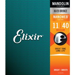 ELIXIR - 11525 MANDOLIN 80/20 BRONZE NANOWEB