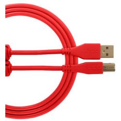 UDG - U96001RD - ULTIMATE AUDIO CABLE USB 2.0 C-B RED STRAIGHT 1,5M
