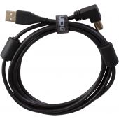 UDG - U95004BL - ULTIMATE AUDIO CABLE USB 2.0 A-B BLACK ANGLED 1M