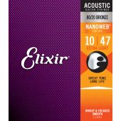 ELIXIR - 11002 ACOUSTIC 80/20 BRONZE NANOWEB