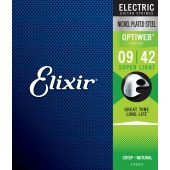 ELIXIR - 19002 ELECTRIC NICKEL PLATED STEEL OPTIWEB