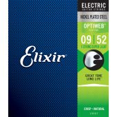 ELIXIR - 19007 ELECTRIC NICKEL PLATED STEEL OPTIWEB