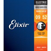 ELIXIR - 12007 ELECTRIC NICKEL PLATED STEEL NANOWEB