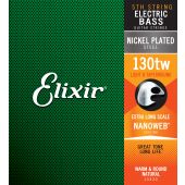 ELIXIR - 15433 ELECTRIC BASS NICKEL PLATED STEEL NANOWEB