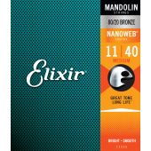 ELIXIR - 11525 MANDOLIN 80/20 BRONZE NANOWEB