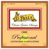 LaBella - Muta di corde per chitarra classica contrabasso 6 corde (85 cm)
