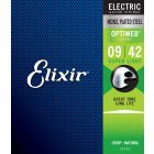 ELIXIR - 19002 ELECTRIC NICKEL PLATED STEEL OPTIWEB