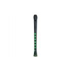 NUVO ITALIA - RECORDER+ BLACK/GREEN WITH HARD CASE  GERMAN FING.